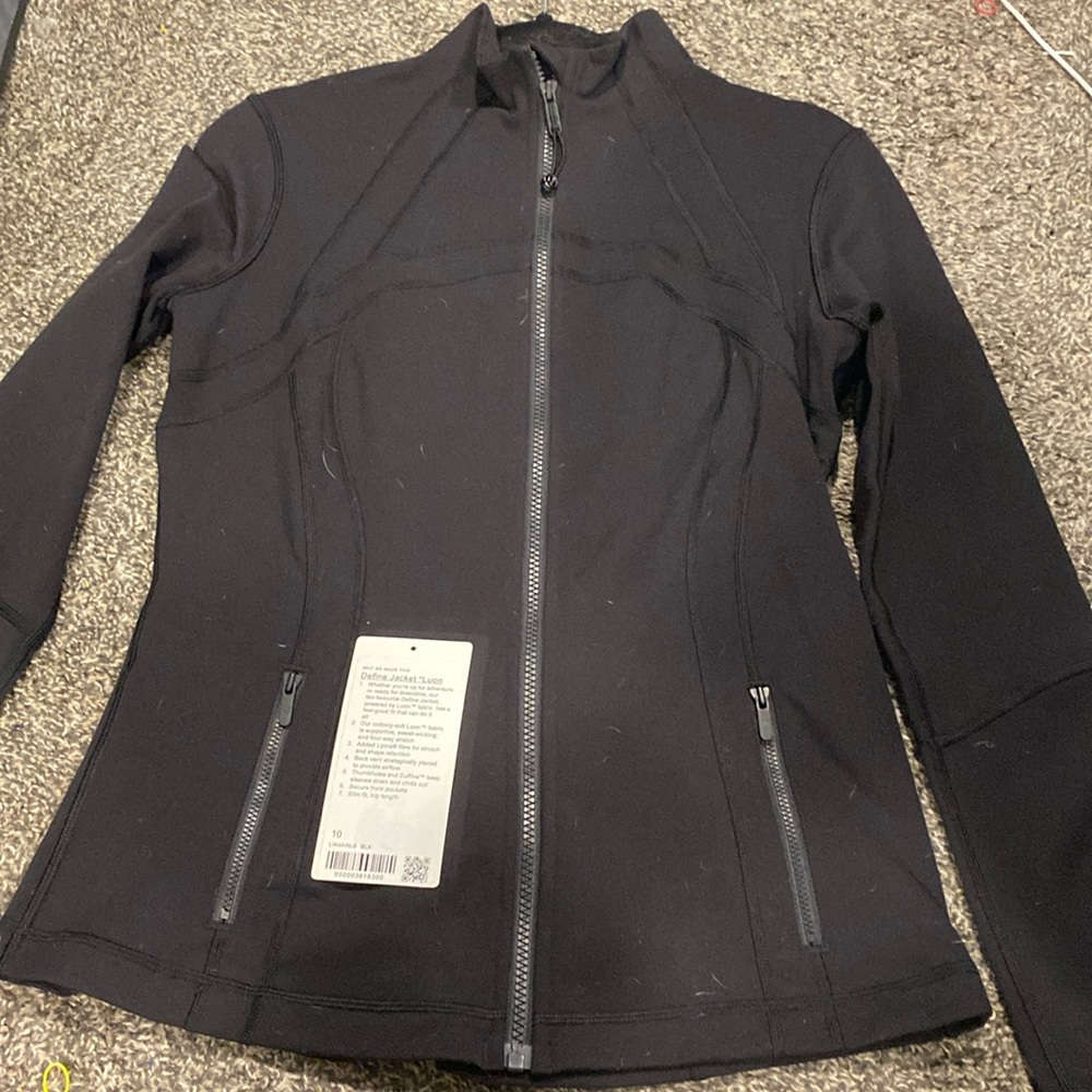Lululemon define jacket, size 10 brand new
